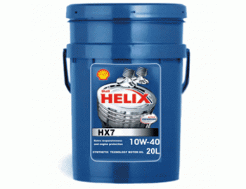 550040008 SHELL Масло моторное SHELL Helix HX7 10W-40 полусинтетика 20 л.