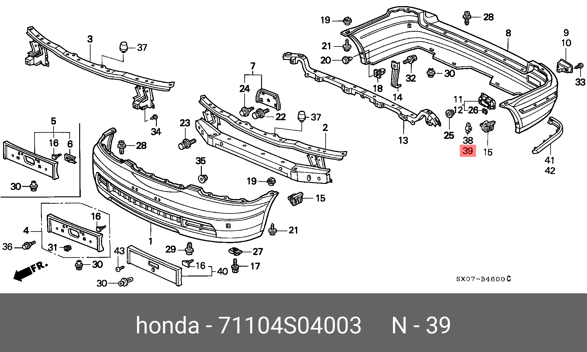 71104S04003 HONDA -