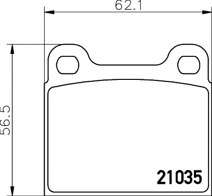 2103501 TEXTAR --Колодки тормозные дисковые TEXTAR