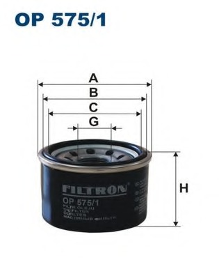 OP5751 FILTRON Фильтр масляный Filtron