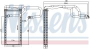 707310 NISSENS Отопитель