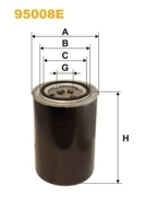 95008E WIX FILTERS Топливный фильтр