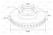 197371 VALEO Brake Disc