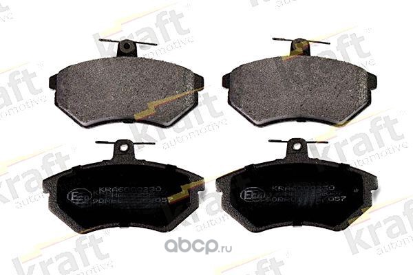 6000230 KRAFT AUTOMOTIVE Комплект тормозных колодок, дисковый тормоз