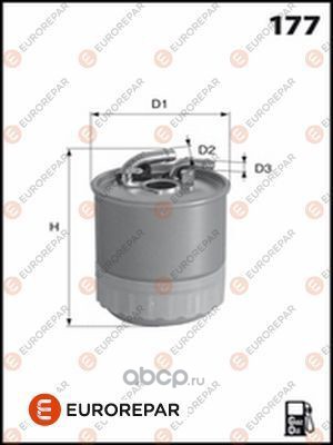 1643625780 EUROREPAR Фильтр топливный MB W204/212/X164/204/W164/906 CDI 10>