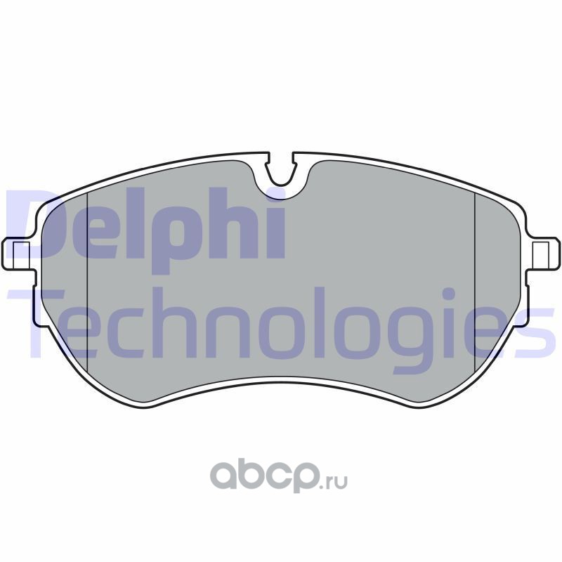 LP3406 DELPHI Комплект тормозных колодок