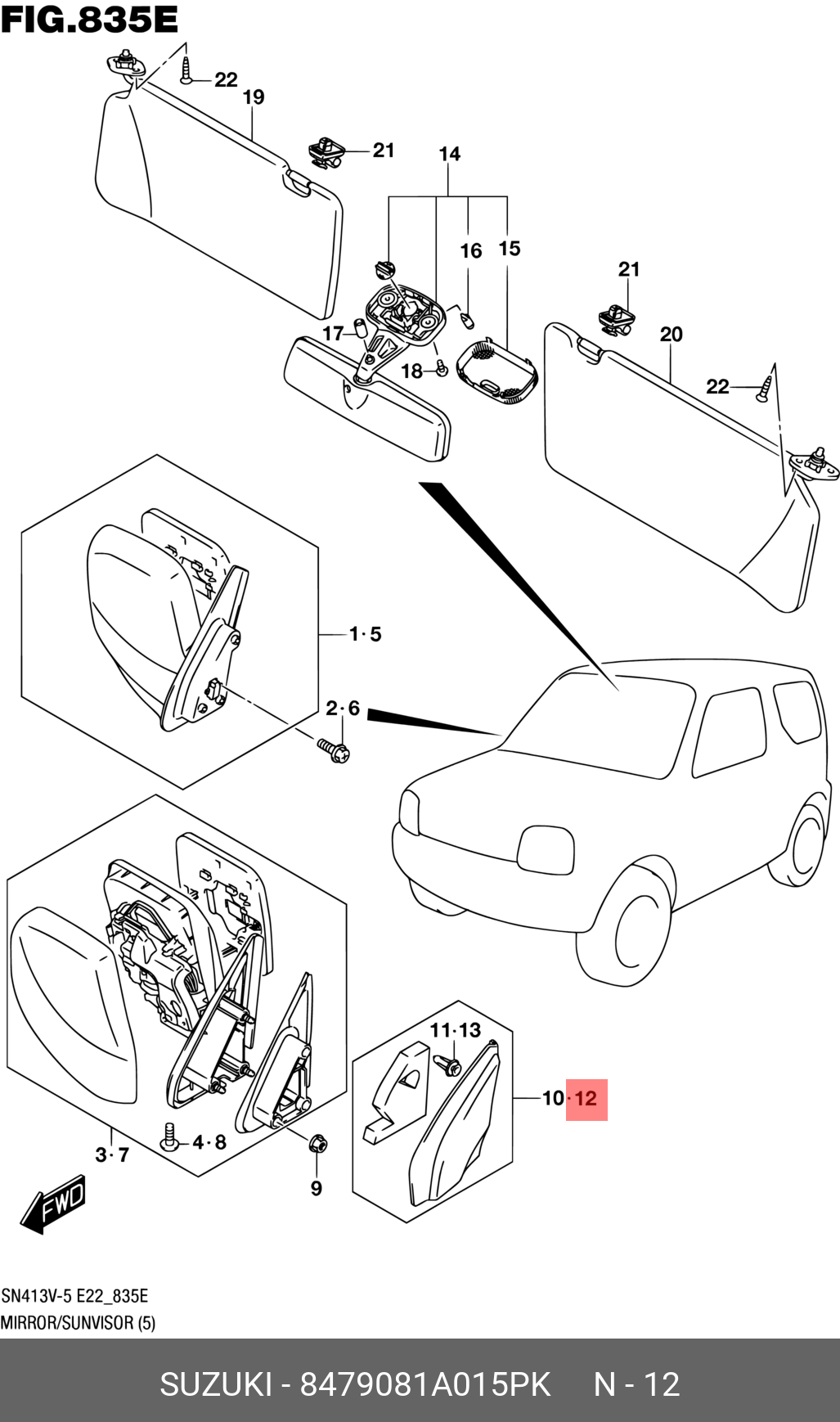 8479081A015PK SUZUKI 