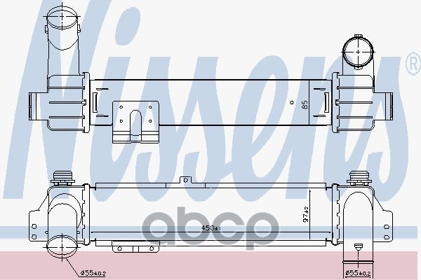 96215 NISSENS Интеркулер