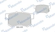 MBF015507 MANDO Колодки тормозные