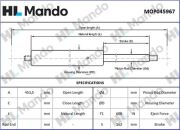 MOP045967 MANDO Амортизатор багажника