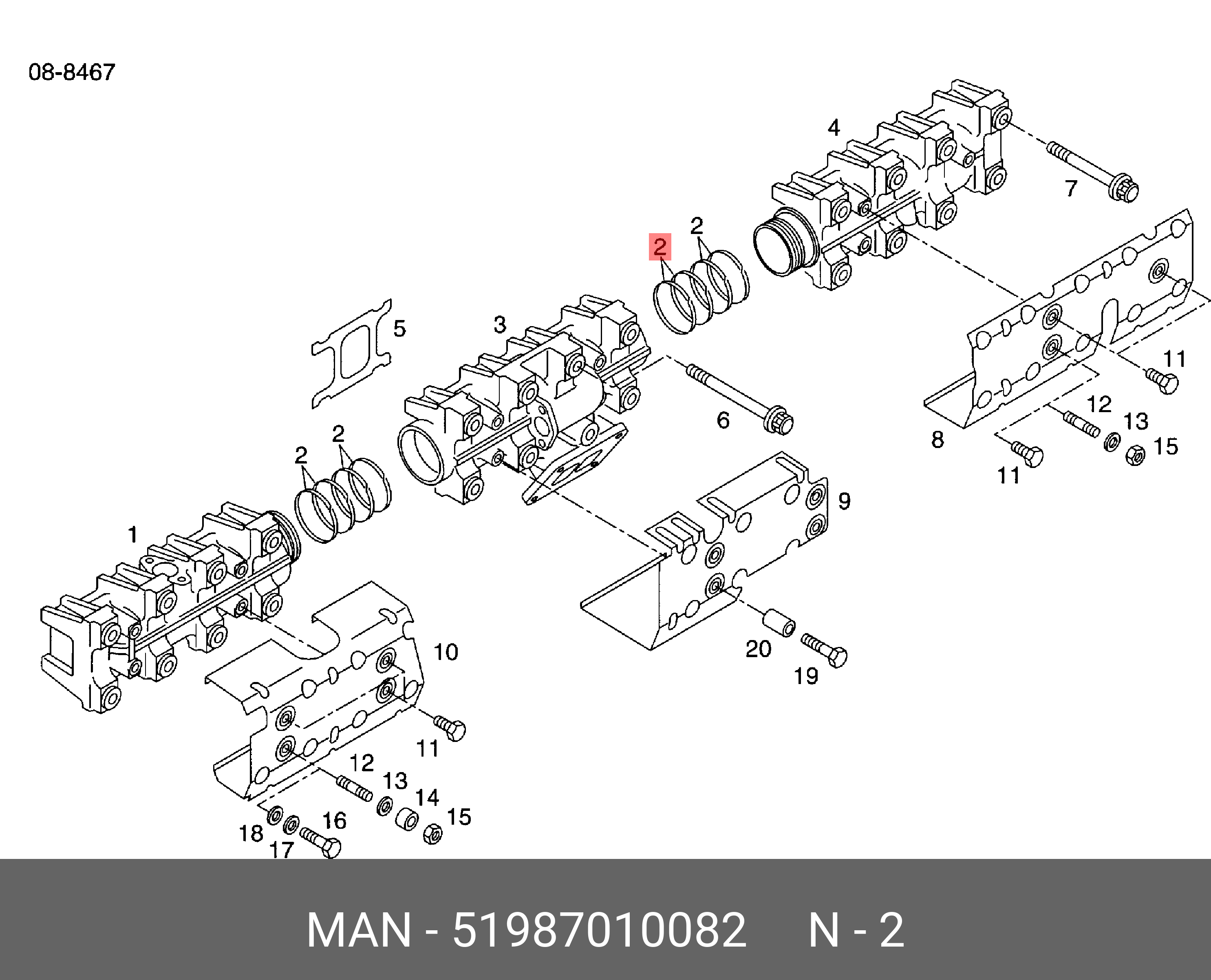 51987010082 MAN Фрикционный диск Комплект 51.98701-0082