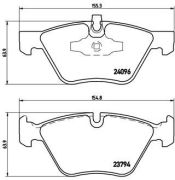 P06040X BREMBO Тормозные колодки
