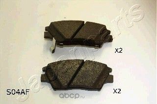 PAS04AF JAPANPARTS Комплект тормозных колодок, дисковый тормоз
