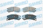 Комплект тормозных колодок, дисковый тормоз SAMKO 5SP363