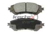 KT0053 KORTEX Колодки торм. TOYOTA YARIS 13- перед.к-т(пр-во КОРЕЯ)