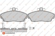 1617252980 EUROREPAR Колодки тормозные HONDA CIVIC 1.4-1.8 94-05 передние