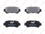 BD5126 LYNXAUTO Колодки тормозные дисковые задние