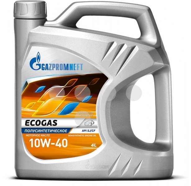 2389901335 GAZPROMNEFT Масло моторное полусинтетика Gazpromneft Ecogas 10W-40 4 л.