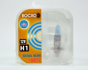 Лампа H1 55W 12V P14.5S 2set Extra Blue+60% к-т BOCXOD 80511EB
