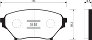 SP1524 SANGSIN BRAKE КОЛОДКИ ТОРМОЗНЫЕ ПЕРЕДНИЕ