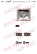 1131387 OJD (QUICK BRAKE) Комплект принадлежностей, тормо
