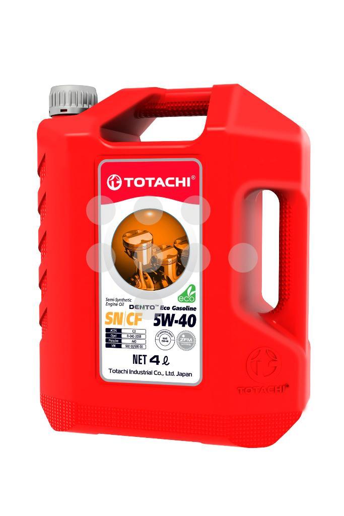 4589904528200 TOTACHI Масло моторное TOTACHI Eco Gasoline 5W-40 Полусинтетика 5W-40 4 л.