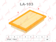 LA103 LYNXAUTO Фильтр воздушный