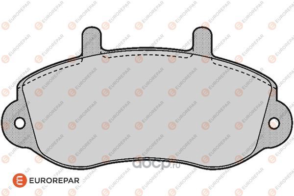 1617279280 EUROREPAR Колодки тормозные OPEL MOVANO/RENAULT MASTER II 1.9-3.0 99> передн.