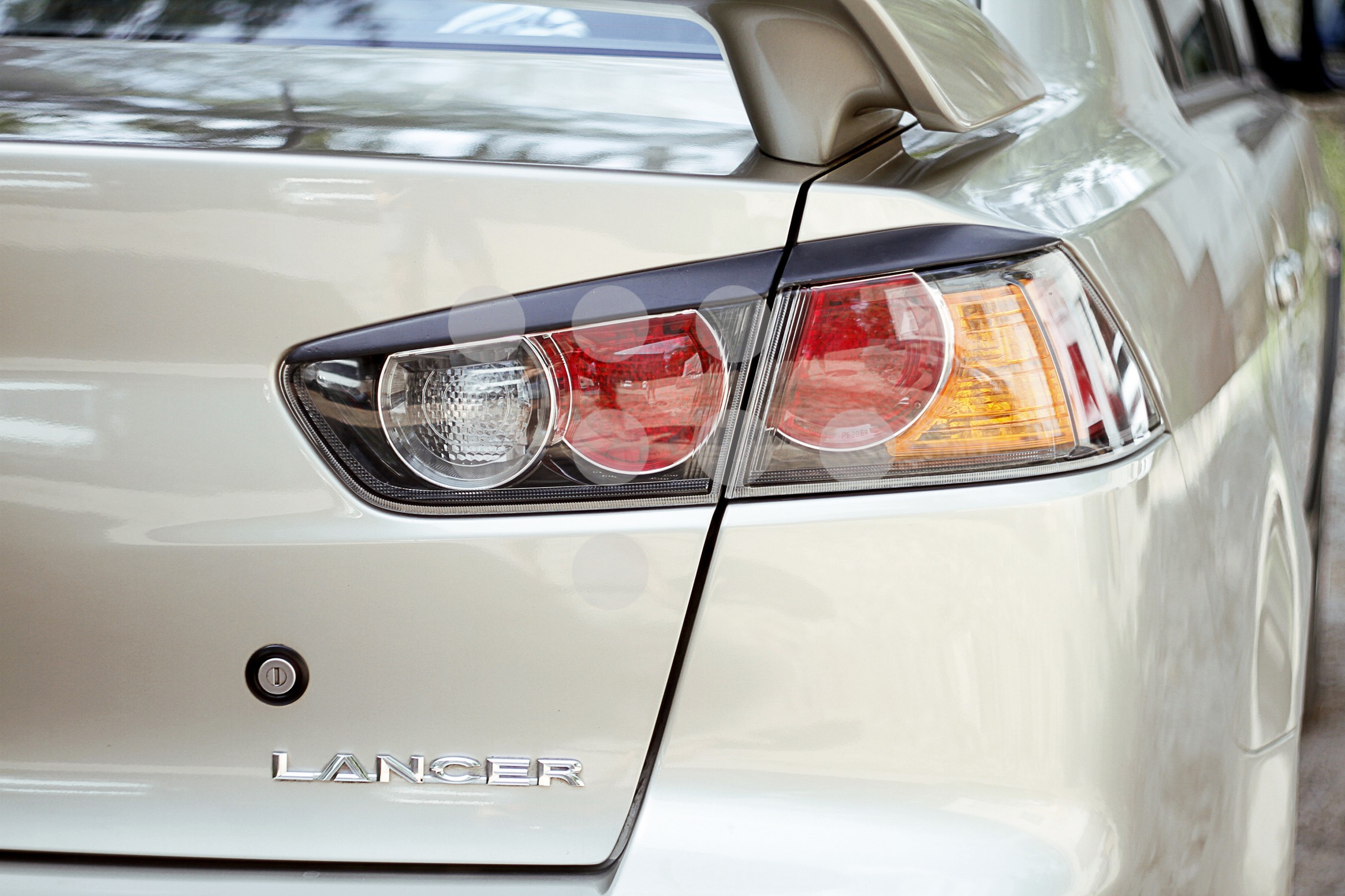 Накладки на задние фонари (реснички) Mitsubishi Lancer X 2007-2010 РУССКАЯ АРТЕЛЬ REML003600
