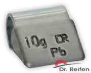 Балансировочные грузики со скобой по 10 г. для литых дисков автомобилей DR. REIFEN B010