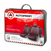 PER1305GFCHERRY AUTOPROFI Авточехлы PERSONA FULL PER-1305GF CHERRY, экокожа, 13 предметов, 2 подлокотника, 6 молний AIRBAG