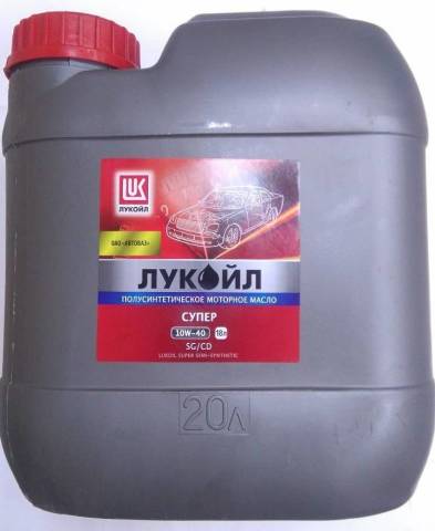 135663 LUKOIL Масло моторное полусинтетика 10W-40 18 л.