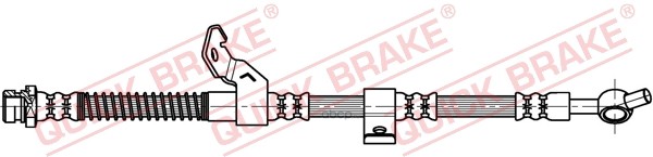 50896 OJD (QUICK BRAKE) Тормозной шланг