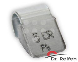 Балансировочные грузики со скобой по 5 г. для литых дисков автомобилей DR. REIFEN B005