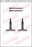1091661 OJD (QUICK BRAKE) Комплектующие, колодки дискового тормоза