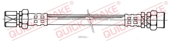 26001 OJD (QUICK BRAKE) Тормозной шланг