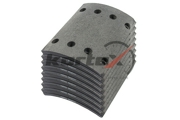 TR025741 KORTEX Комплект тормозных башмаков, барабанные тормоза