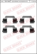 1091648 OJD (QUICK BRAKE) Монтажный комплект тормозных колодок