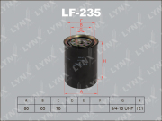 LF235 LYNX Фильтр топливный
