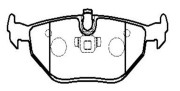 CKB3 CTR CKB-3_колодки дисковые задние! BMW E34 1.8-2.5TD 89-97/E32 3.0-5.0 85-94