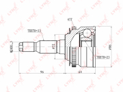 CO1811A LYNXAUTO ШРУС наружный