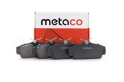 3000067 METACO Колодки тормозные передние к-кт