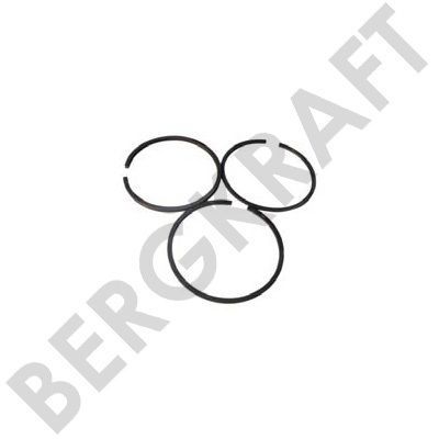 BK8502055 BERGKRAFT Комплект поршневых колец компрессора D=90mm 0.25 (толщины 2.5x2.5x4.0mm) MB/MAN