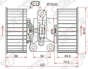ST64118385558 SAT Мотор отопителя салона (Левый руль) BMW 5-Series 95-04 / X5 99-06