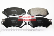 DBP1576 DYNAMATRIX-KOREA комплект колодок для дисковых тормозов