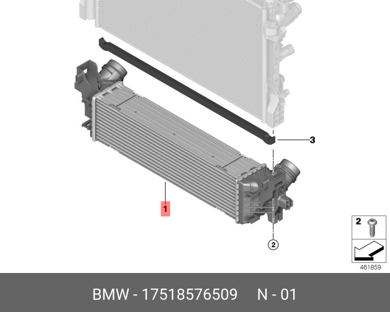 Радиатор bmw g30. Оригинальный радиатор охлаждения BMW g30 530i.