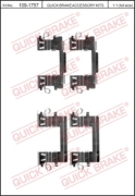 1091757 OJD (QUICK BRAKE) Комплектующие, колодки дискового тормоза