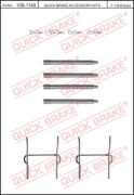 1091149 OJD (QUICK BRAKE) Комплектующие, колодки дискового тормоза