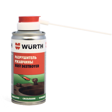 Спрей растворитель ржавчины 400мл WURTH 0890225