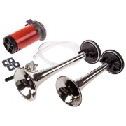 S07601005 SKYWAY Сигнал звуковой воздушный 2 рожка 12V 110ДБ SKYWAY